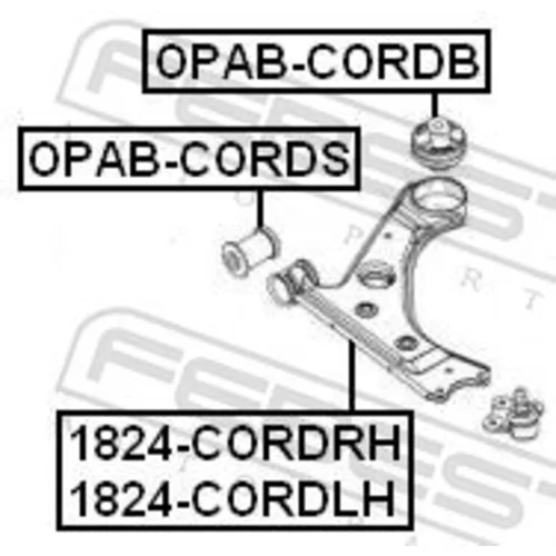 Uloženie riadenia OPAB-CORDB /FEBEST/ - obr. 1