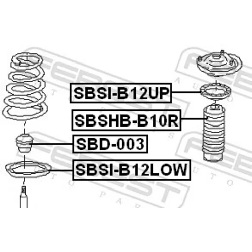 Tanier pružiny SBSI-B12LOW /FEBEST/ - obr. 1