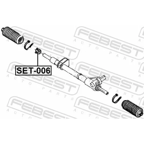 Sada na opravu prevodovky riadenia SET-006 /FEBEST/ - obr. 1
