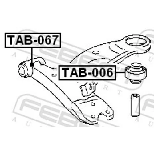 Uloženie riadenia TAB-067 /FEBEST/ - obr. 1