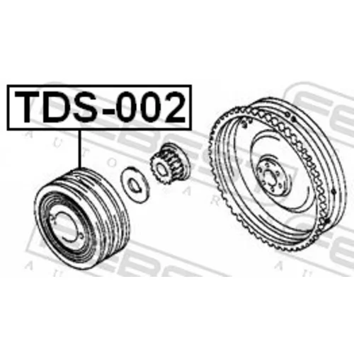 Remenica kľukového hriadeľa TDS-002 /FEBEST/ - obr. 1