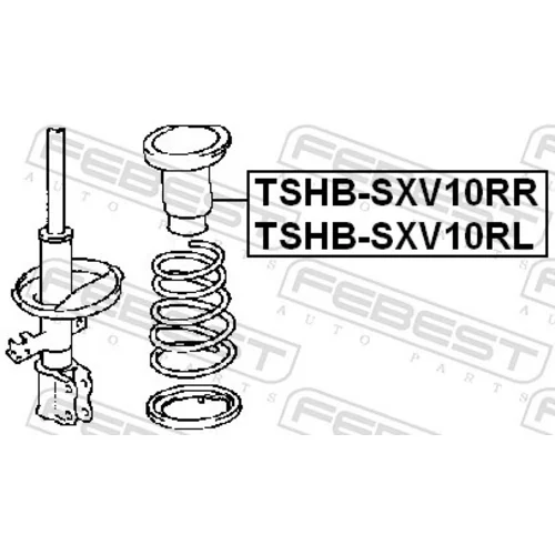 Ochranný kryt/manžeta tlmiča pérovania TSHB-SXV10RL /FEBEST/ - obr. 1