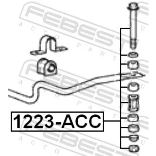 Tyč/Vzpera stabilizátora 1223-ACC /FEBEST/ - obr. 1
