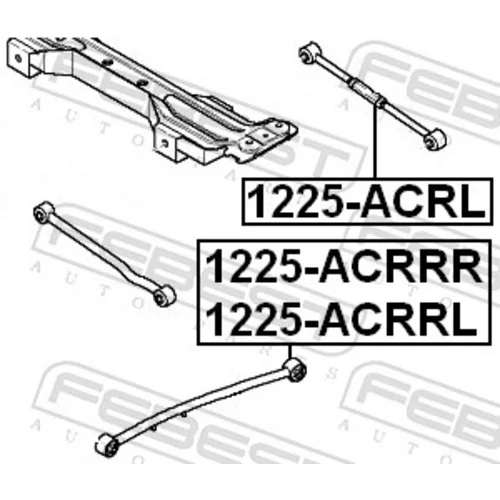 Rameno zavesenia kolies 1225-ACRL /FEBEST/ - obr. 1