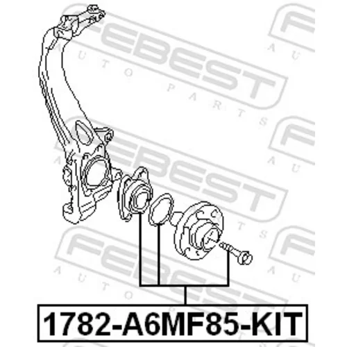 Náboj kolesa 1782-A6MF85-KIT /FEBEST/ - obr. 1