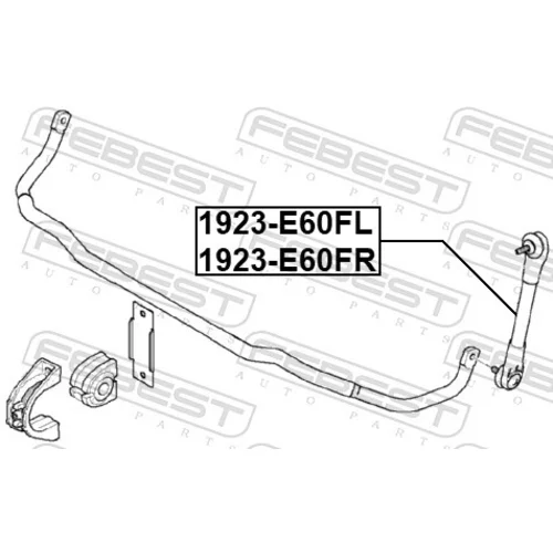 Tyč/Vzpera stabilizátora 1923-E60FL /FEBEST/ - obr. 1