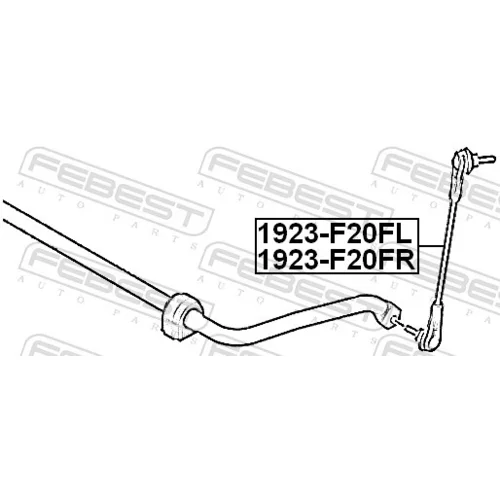 Tyč/Vzpera stabilizátora 1923-F20FR /FEBEST/ - obr. 1