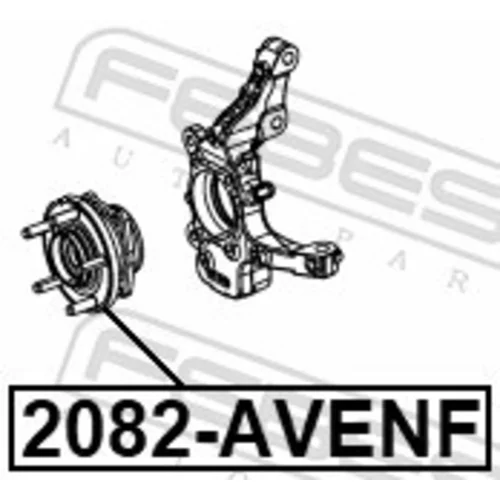 Náboj kolesa 2082-AVENF /FEBEST/ - obr. 1