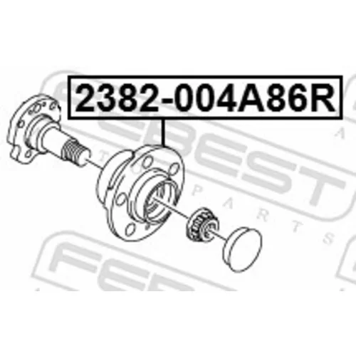 Náboj kolesa 2382-004A86R /FEBEST/ - obr. 1