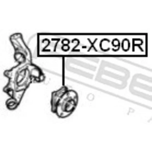 Náboj kolesa 2782-XC90R /FEBEST/ - obr. 1