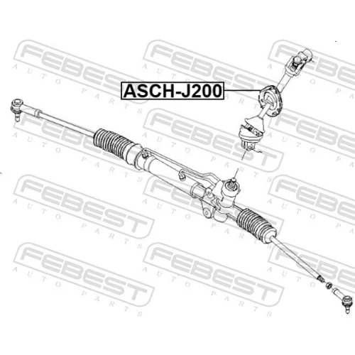 Hriadeľ riadenia ASCH-J200 /FEBEST/ - obr. 1