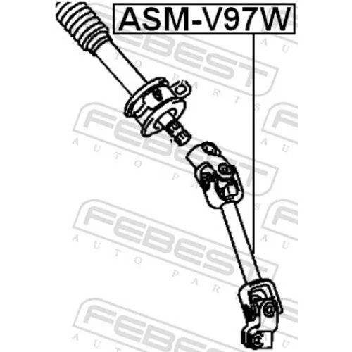 Hriadeľ riadenia ASM-V97W /FEBEST/ - obr. 1