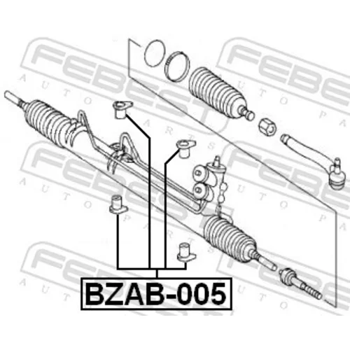 Uloženie prevodovky riadenia BZAB-005 /FEBEST/ - obr. 1