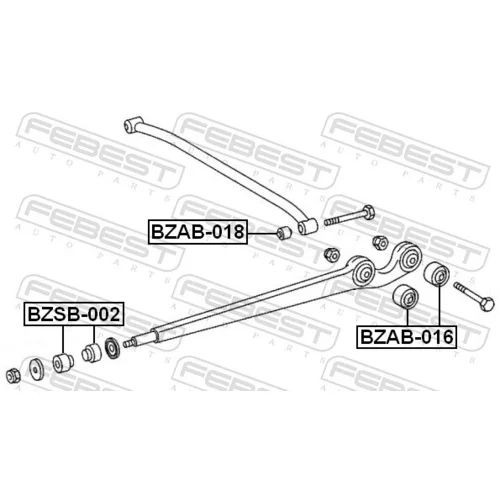 Uloženie riadenia BZAB-016 /FEBEST/ - obr. 1
