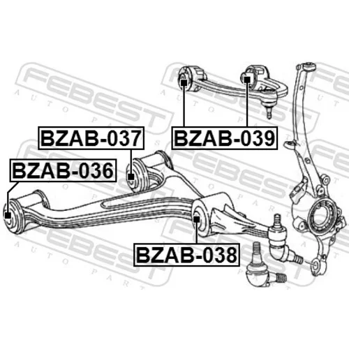 Uloženie riadenia BZAB-038 /FEBEST/ - obr. 1