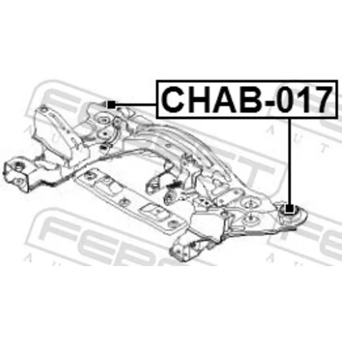 Uloženie tela nápravy CHAB-017 /FEBEST/ - obr. 1