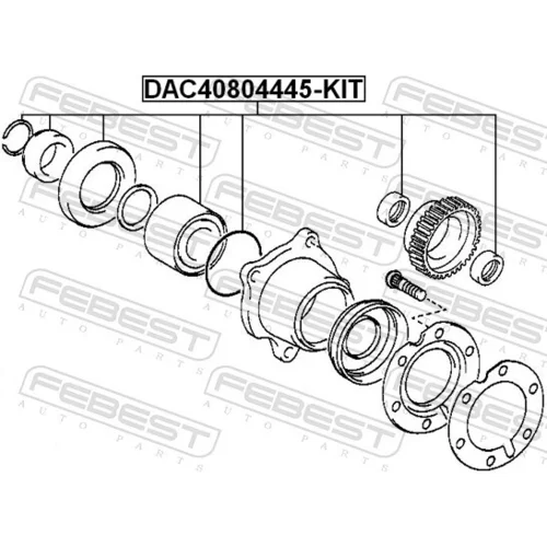Ložisko kolesa - opravná sada DAC40804445-KIT /FEBEST/ - obr. 1