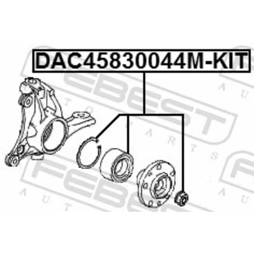 Ložisko kolesa - opravná sada DAC45830044M-KIT /FEBEST/ - obr. 1