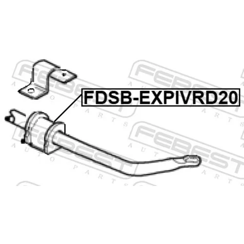 Uloženie priečneho stabilizátora FDSB-EXPIVRD20 /FEBEST/ - obr. 1