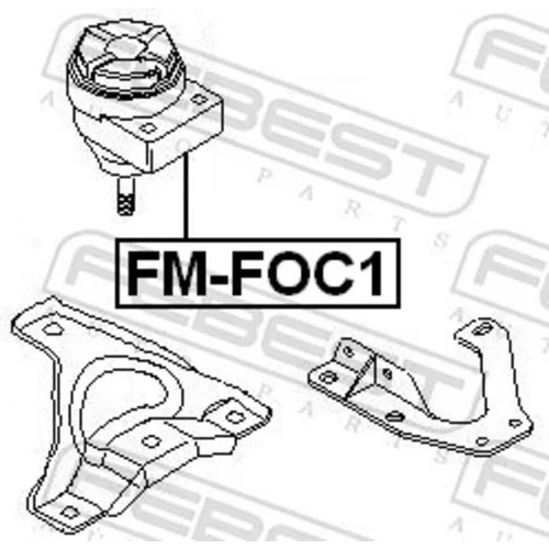 Uloženie motora FM-FOC1 /FEBEST/ - obr. 1