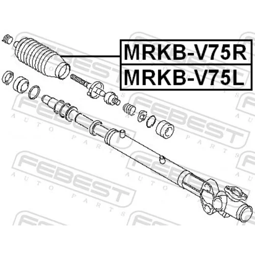 Manžeta riadenia MRKB-V75L /FEBEST/ - obr. 1