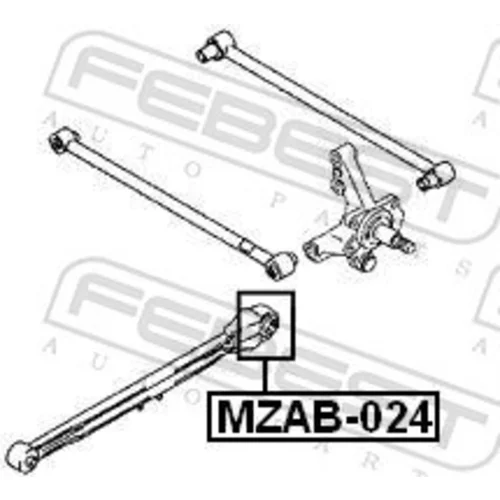 Uloženie riadenia MZAB-024 /FEBEST/ - obr. 1