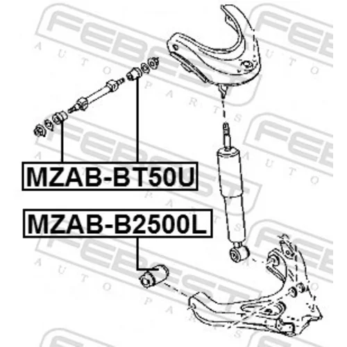 Uloženie riadenia MZAB-BT50U /FEBEST/ - obr. 1