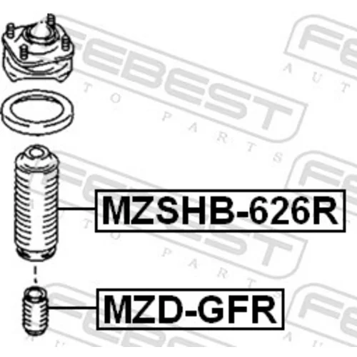 Doraz odpruženia MZD-GFR /FEBEST/ - obr. 1
