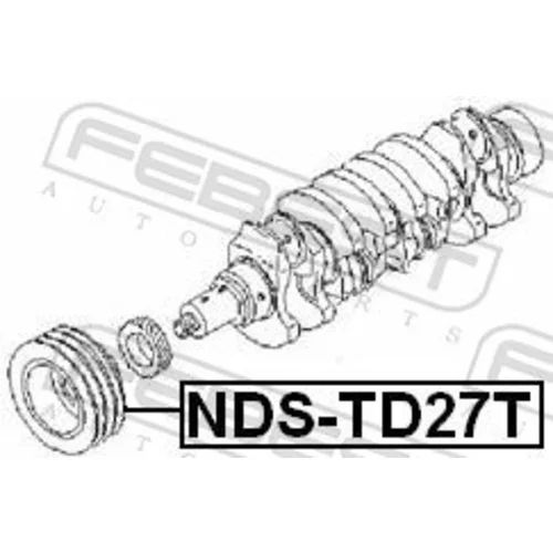 Remenica kľukového hriadeľa NDS-TD27T /FEBEST/ - obr. 1