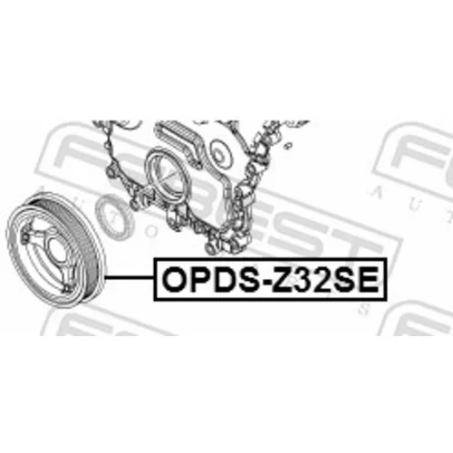 Remenica kľukového hriadeľa OPDS-Z32SE /FEBEST/ - obr. 1