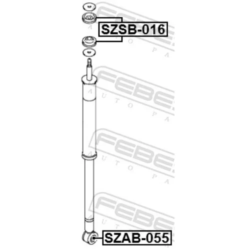 Puzdro, tlmič SZAB-055 /FEBEST/ - obr. 1