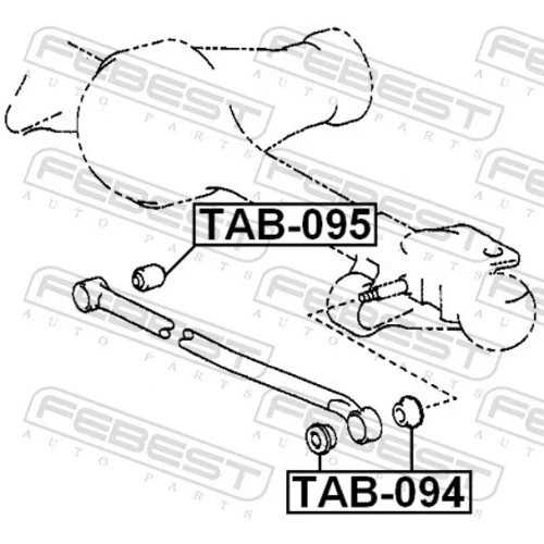 Uloženie riadenia TAB-094 /FEBEST/ - obr. 1