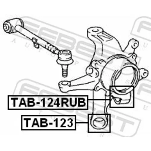 Uloženie riadenia TAB-124RUB /FEBEST/ - obr. 1