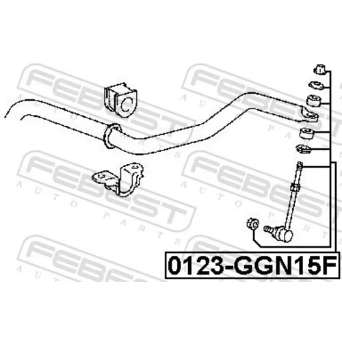 Tyč/Vzpera stabilizátora 0123-GGN15F /FEBEST/ - obr. 1
