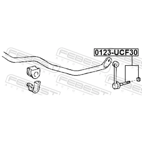 Tyč/Vzpera stabilizátora 0123-UCF30 /FEBEST/ - obr. 1