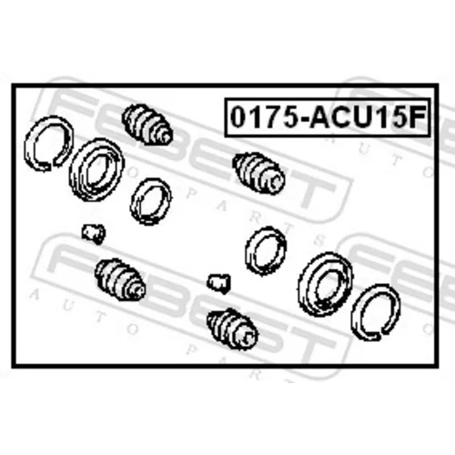 Opravná sada brzdového strmeňa 0175-ACU15F /FEBEST/ - obr. 1