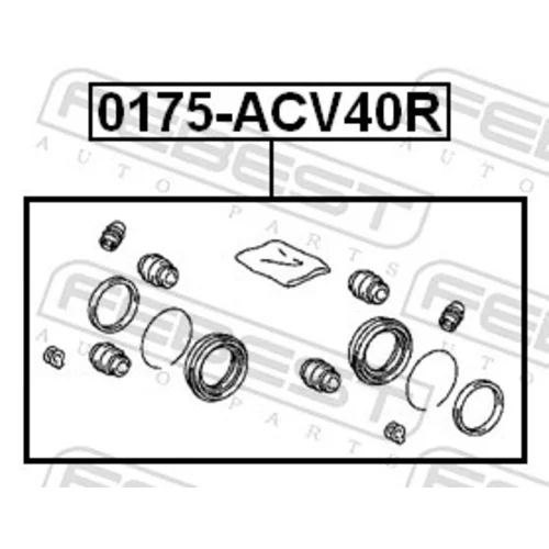 Opravná sada brzdového strmeňa 0175-ACV40R /FEBEST/ - obr. 1