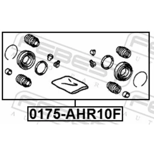 Opravná sada brzdového strmeňa 0175-AHR10F /FEBEST/ - obr. 1