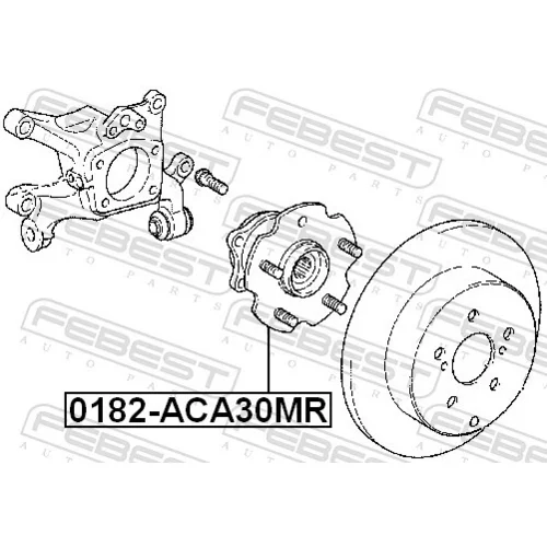 Náboj kolesa 0182-ACA30MR /FEBEST/ - obr. 1