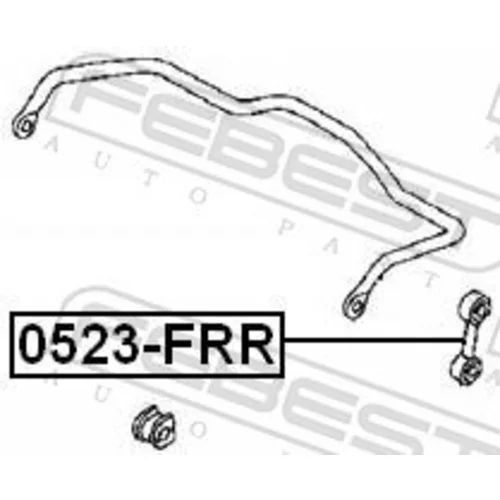 Tyč/Vzpera stabilizátora 0523-FRR /FEBEST/ - obr. 1