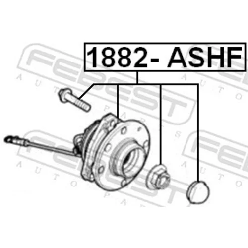 Náboj kolesa 1882-ASHF /FEBEST/ - obr. 1