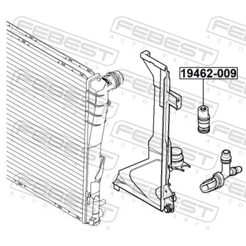 Termostat chladenia 19462-009 /FEBEST/ - obr. 1