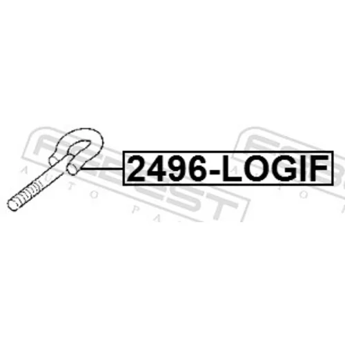 Vlečný hák 2496-LOGIF /FEBEST/ - obr. 1