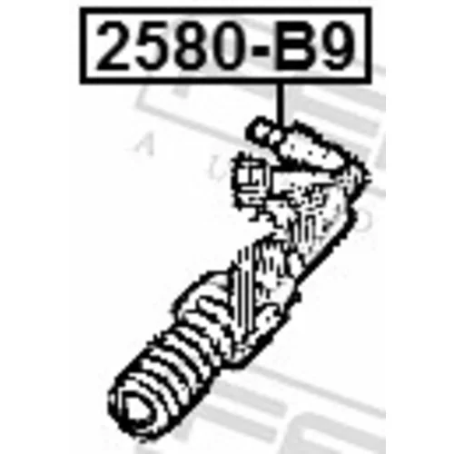 Pomocný spojkový valec 2580-B9 /FEBEST/ - obr. 1