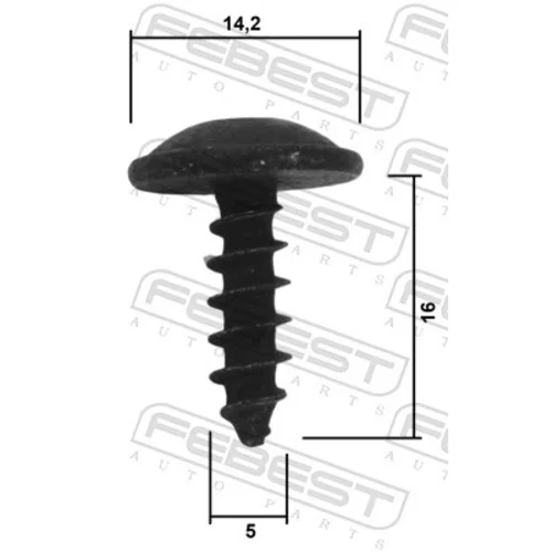 Motor-/Spodny ochranny kryt 88570-167 /FEBEST/ - obr. 1