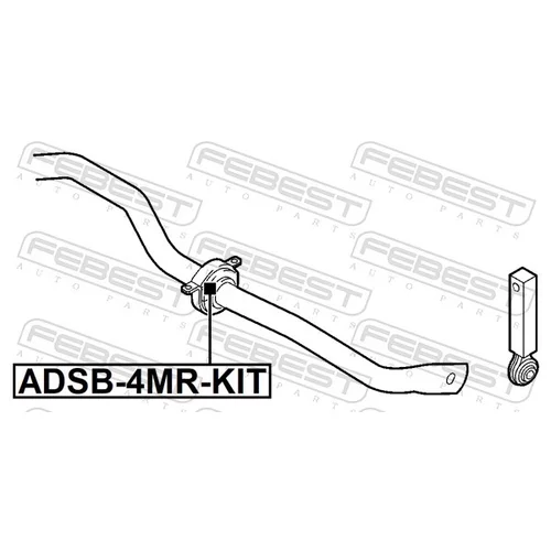Opravná sada uloženia stabilizátora ADSB-4MR-KIT /FEBEST/ - obr. 1