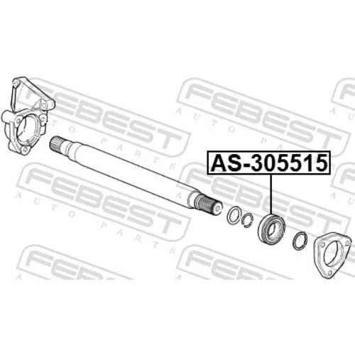 Ložisko hnacieho hriadeľa AS-305515 /FEBEST/ - obr. 1