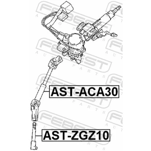 Hriadeľ riadenia AST-ZGZ10 /FEBEST/ - obr. 1