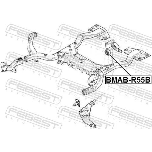Uloženie riadenia BMAB-R55B /FEBEST/ - obr. 1