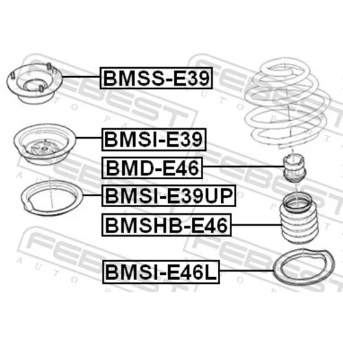 Tanier pružiny BMSI-E46L /FEBEST/ - obr. 1